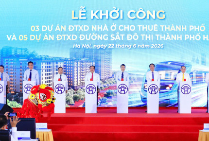 Hà Nội khởi công đồng loạt 5 tuyến metro và 3 dự án nhà ở cho thuê